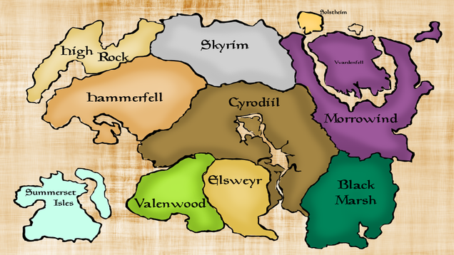 Illustration for article titled Where in Nirn will The Elder Scrolls 6 take place?